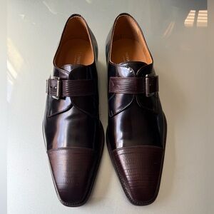 Donald Pliner Men's Black and Brown Leather Dress Shoes